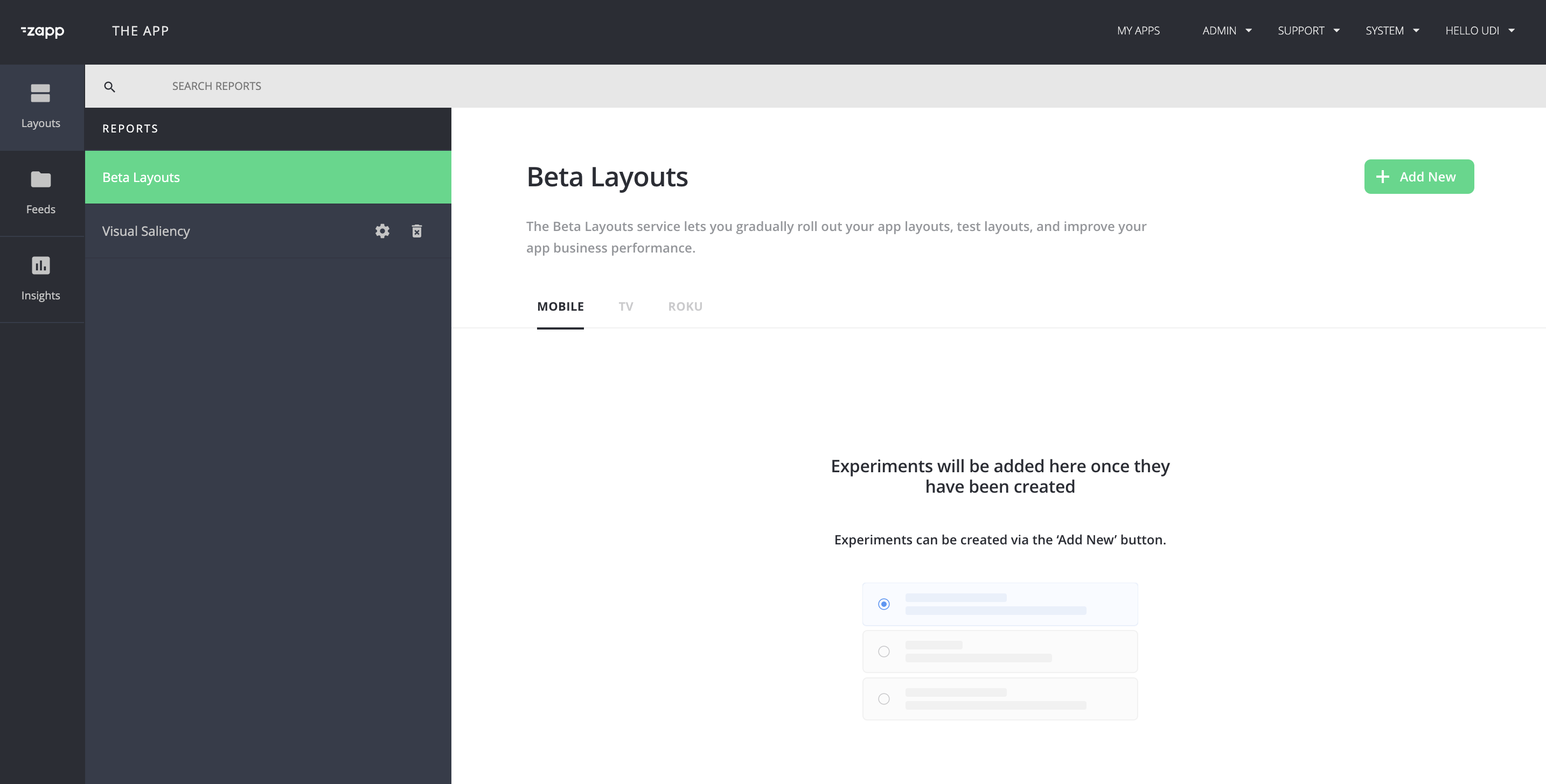 beta-layouts